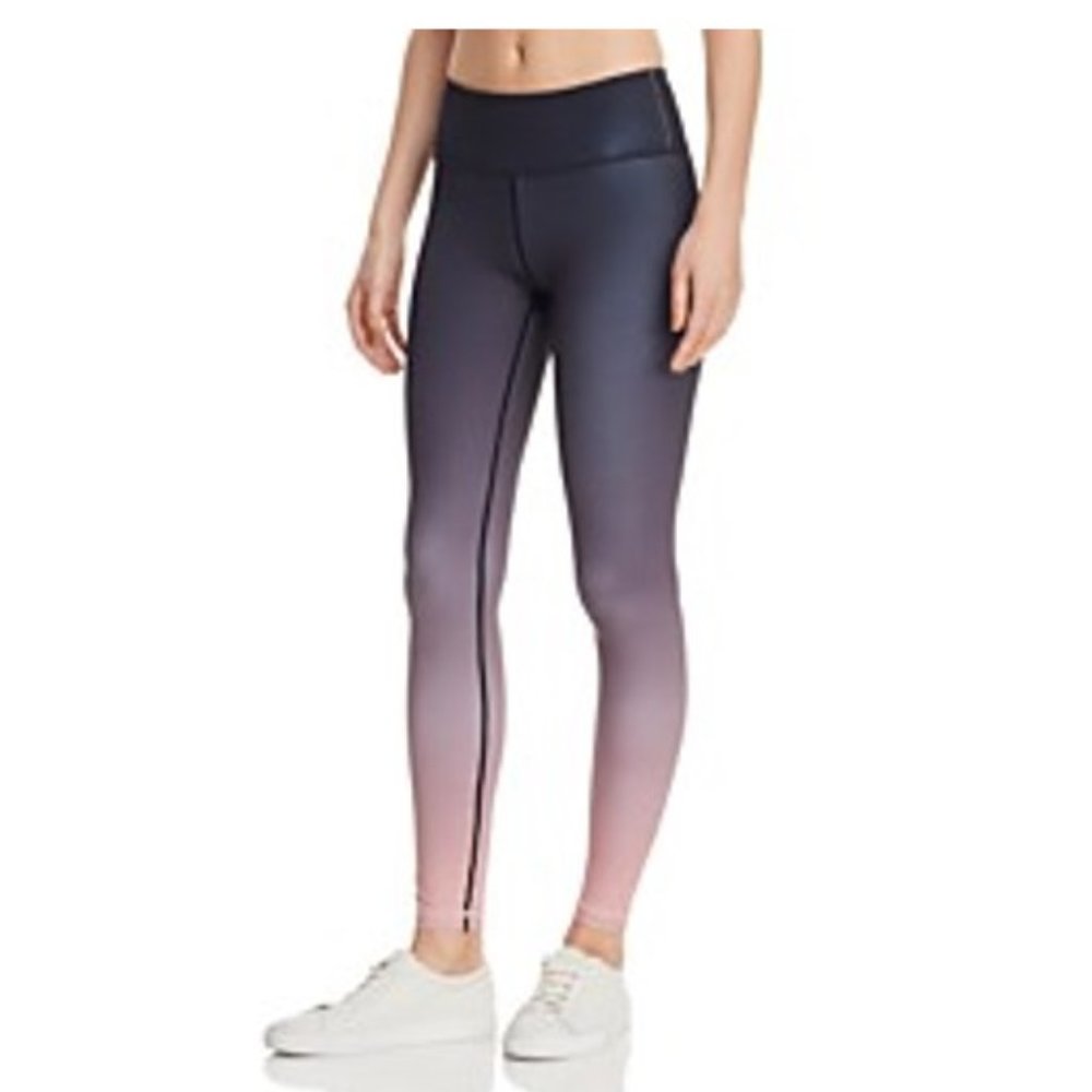 AQUA Ombre High Waist Leggings  Indigo/Pink